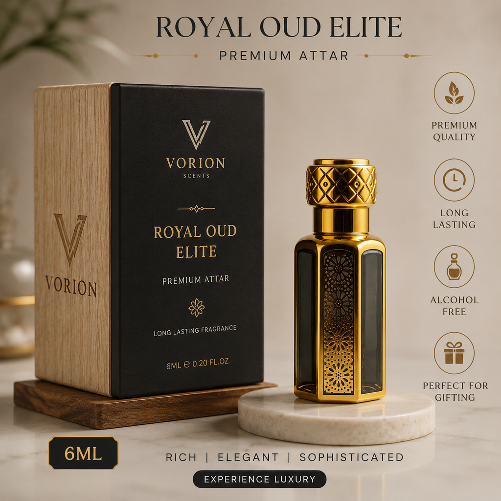 Royal Oud Elite Attar – Premium Long-Lasting Fragrance