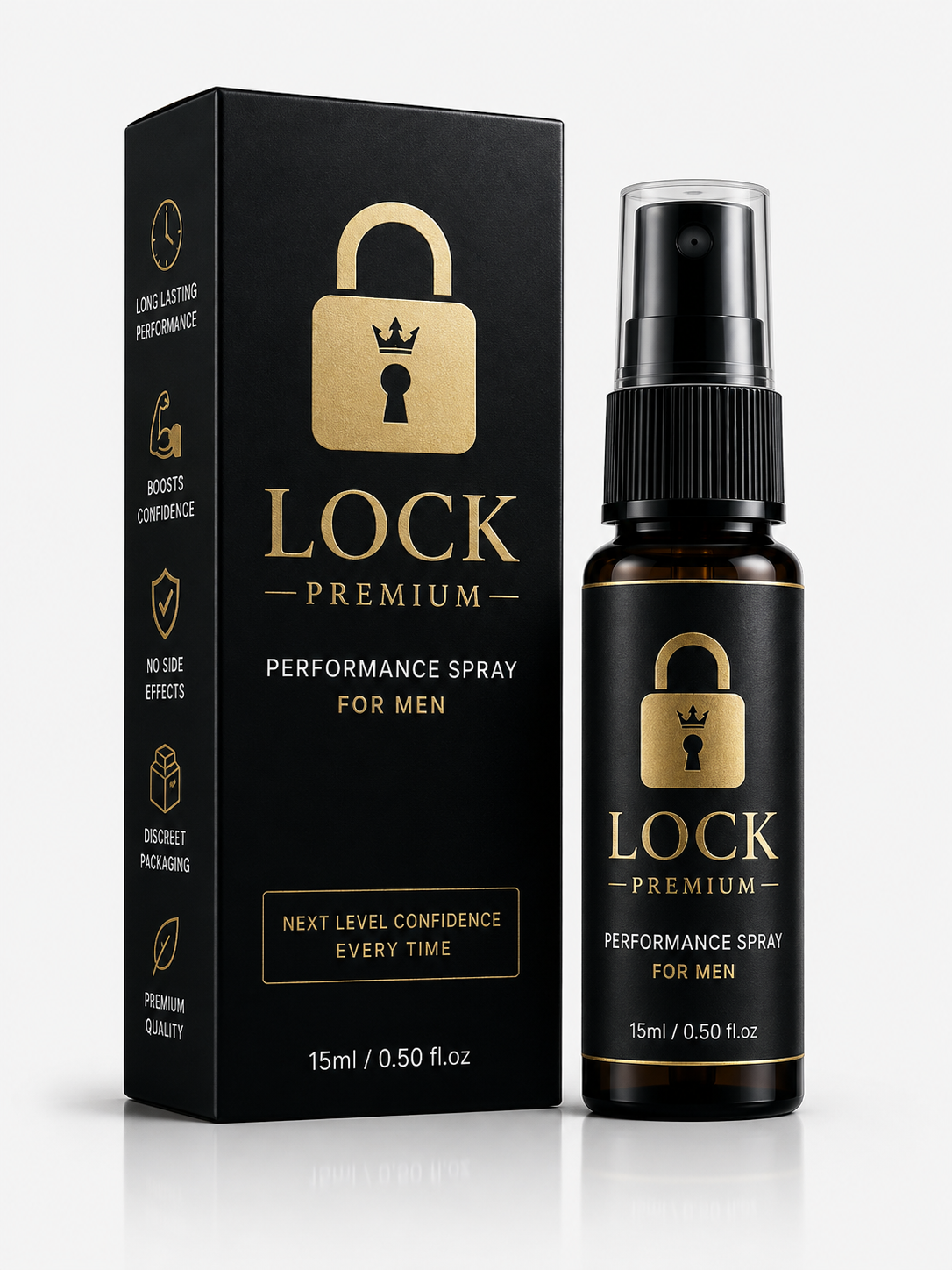 LOCK Premium Performance Spray for Men – 15ml